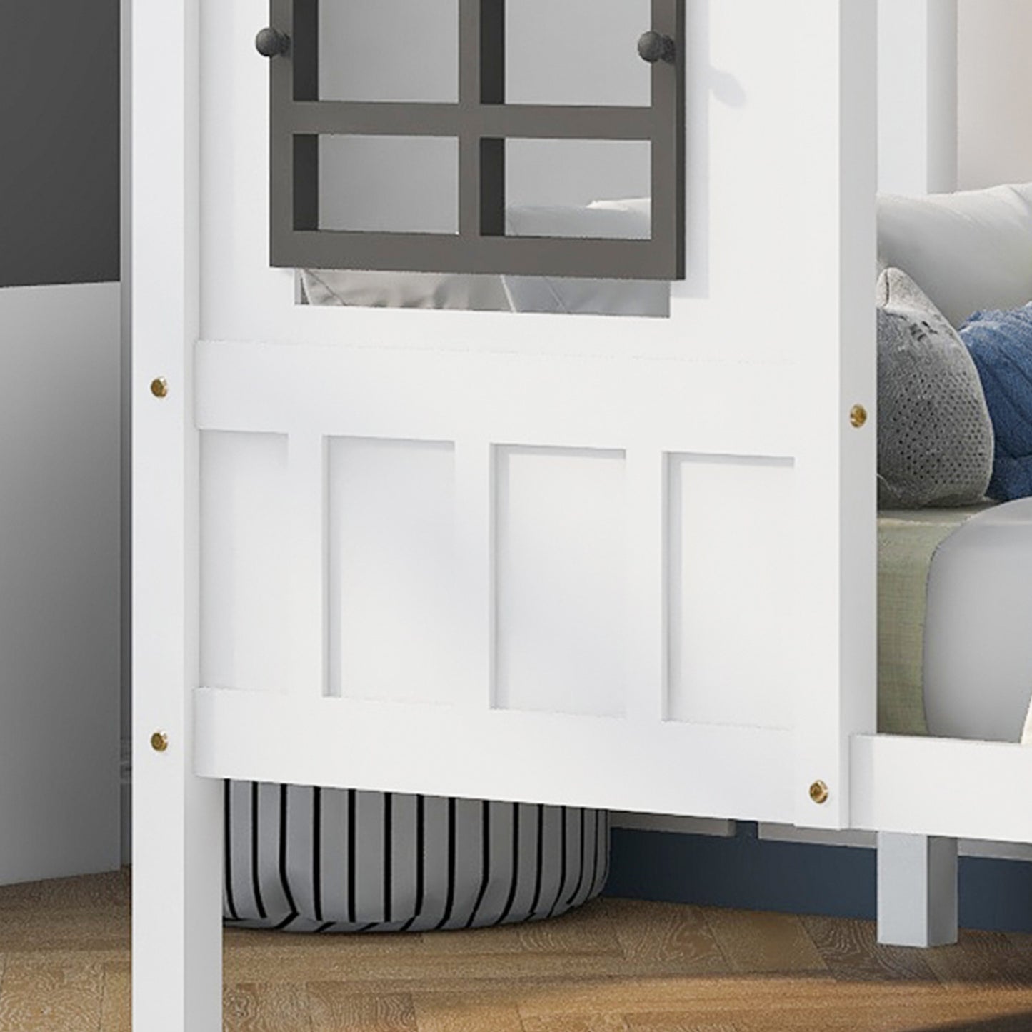 Hausbett 90x200 cm aus Massivholz