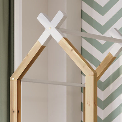 Baumhaus Kinderbett 90x200 cm mit Tafel & Stauraum – EN747-zertifiziert